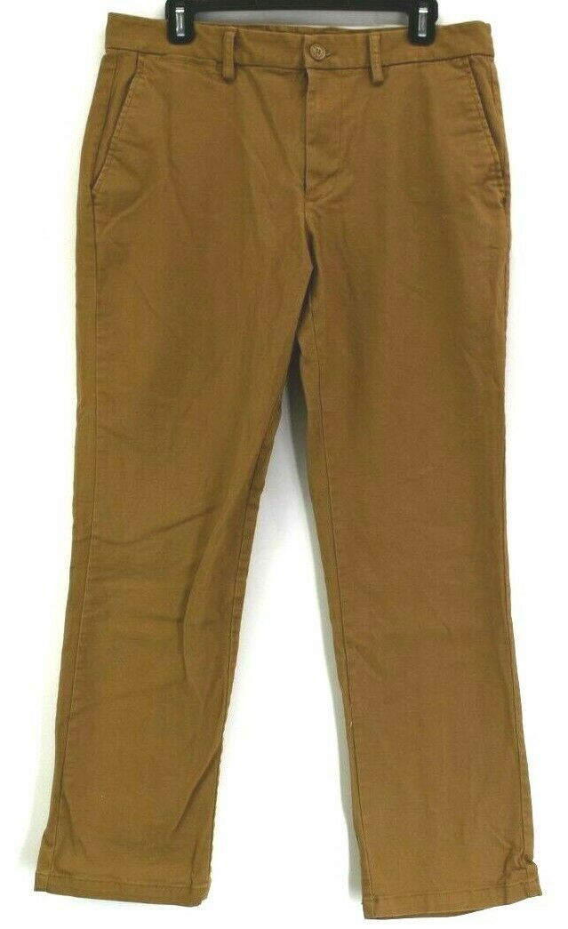 Old Navy Men 32 x 30 Ultimate Straight Casual Work Khaki Pants Stretch ...