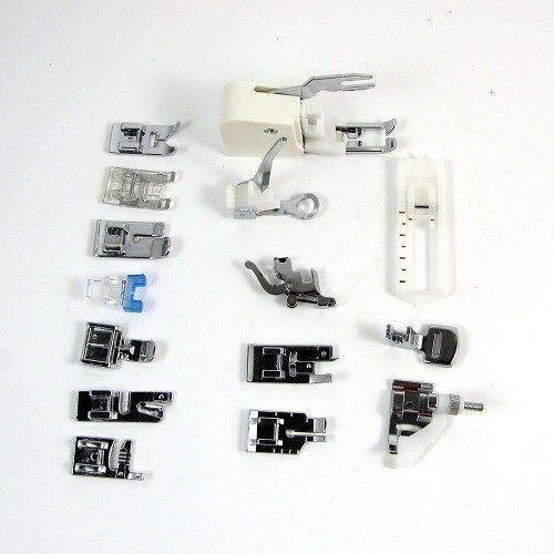 15pcs Low Shank Sewing Machine Feet for Brother,babylock,Janome,Elna,Kenmore