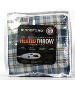 Biddeford Comfort Knit Heated Throw 10 Hour Auto Shut Off 13&#39; Extra Long... - $77.99