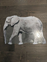 21" African asia ELEPHANT nature 3d cutout retro USA STEEL plate display ad Sign - $58.41