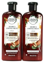 2 Herbal Essences 13.5 Oz Arabica Coffee Fruit Volume Real Botanical Conditioner
