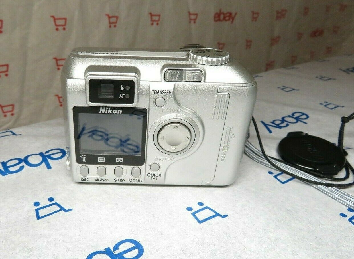 Nikon COOLPIX 4300 4.0MP HD Digital Camera w/ 3x Optical Zoom + CF Card
