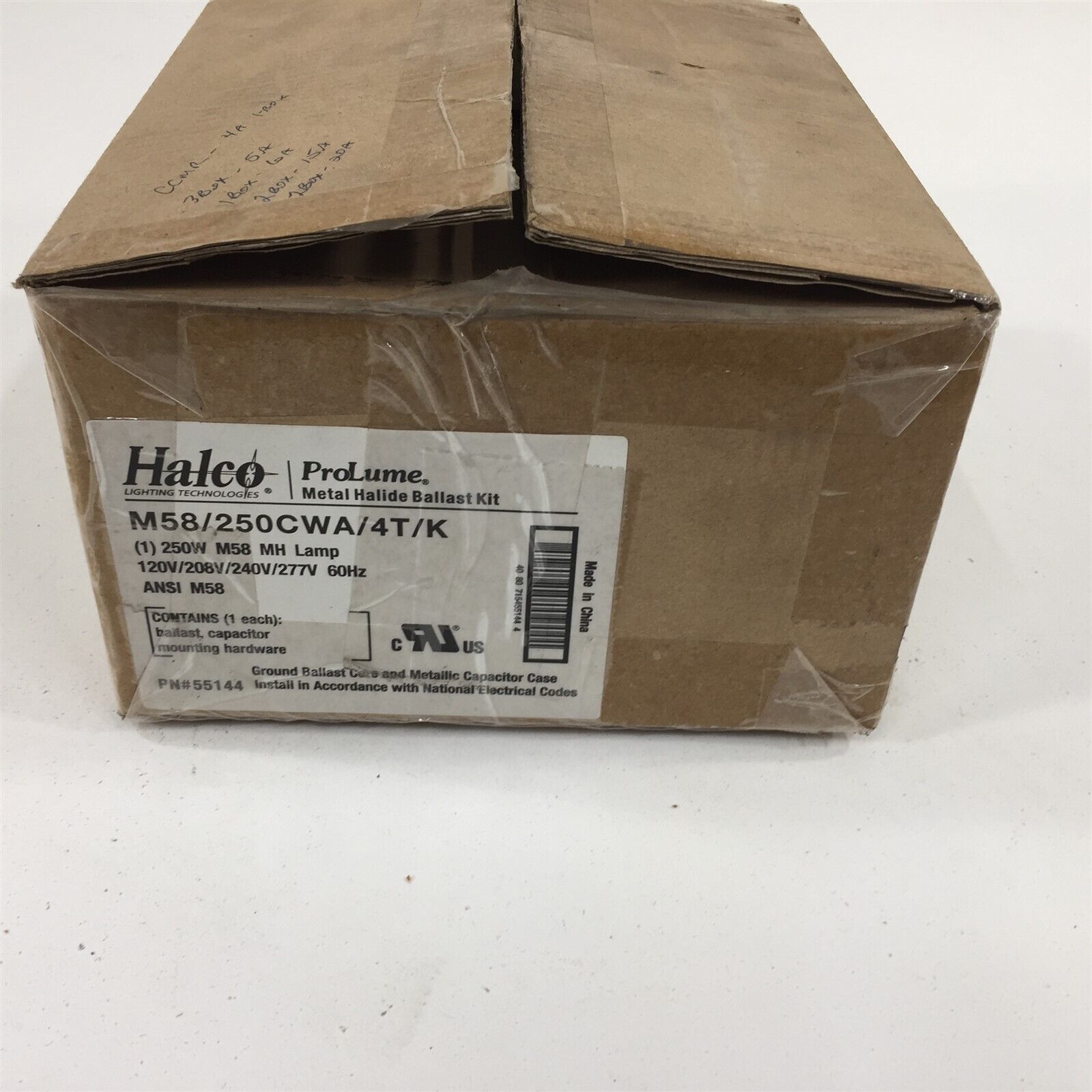 Halco M58/250CWA/4T/K ProLume Metal Halide Ballast Kit 250W M58 MH Lamp