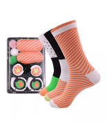 Anysox 3 Pairs Multi-color  Size 5-11 Long Socks With Shushi Happy Haraj... - $47.25+
