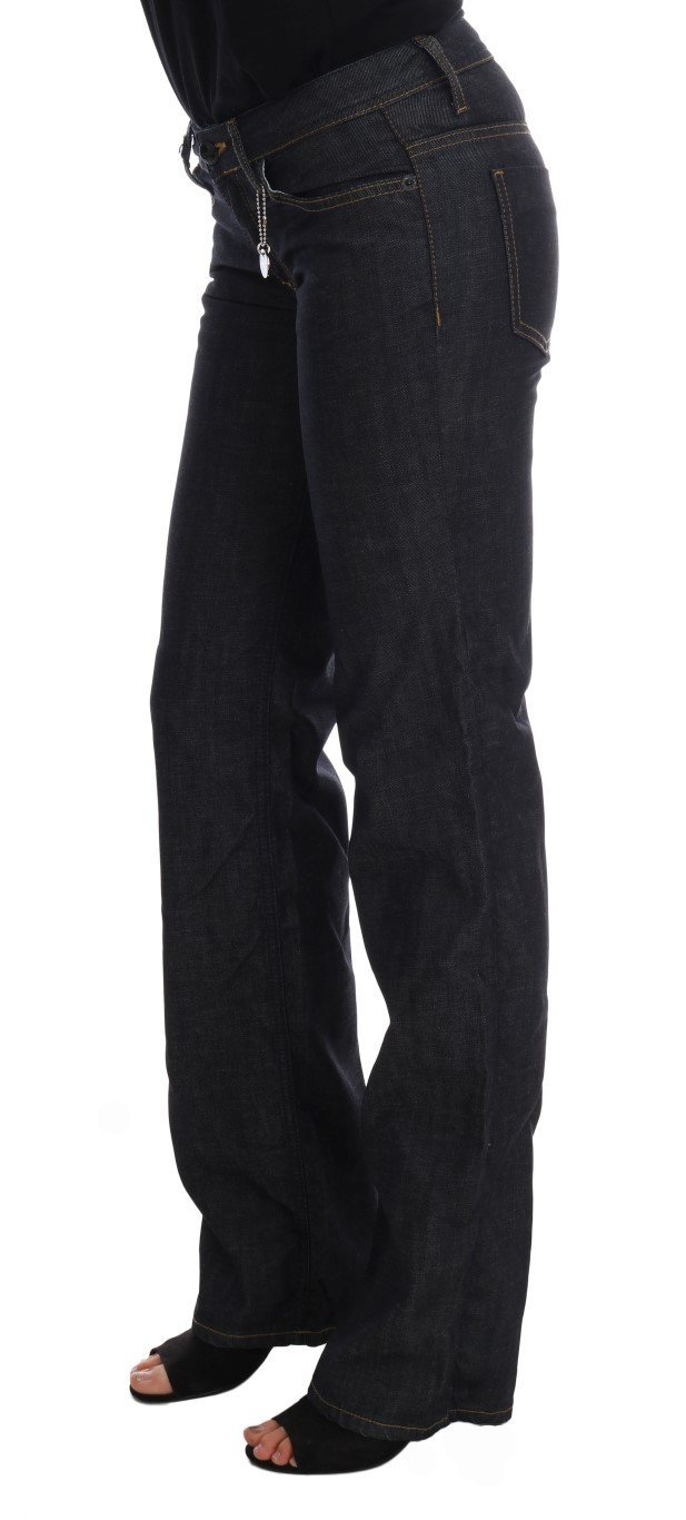 dark blue cotton pants