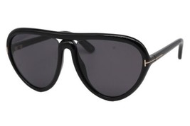 Tom Ford Arizona 769 01A Black Men's Sunglasses Gray Lens 59-15-135 W/Case - $229.00