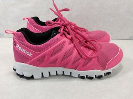 Reebok RealFlex Train 4.0 Women&#39;s Pink Running Shoes Size 7.5 AR3053 - $40.61