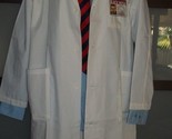 Half Life Black Mesa Scientist costume White Lab coat striped TIE ID badge - $45.00