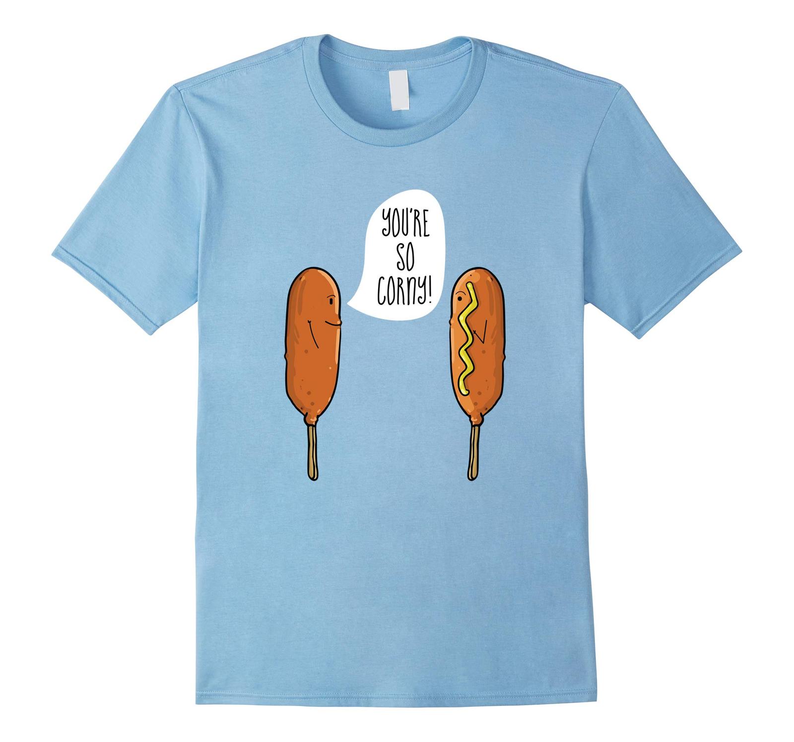 Dog Fashion You're So Corny Corn Dog Funny TShirt Men TShirts