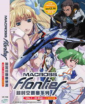 Macross Frontier Vol.1-25 End + 2 Movie English Subtitle SHIP FROM USA