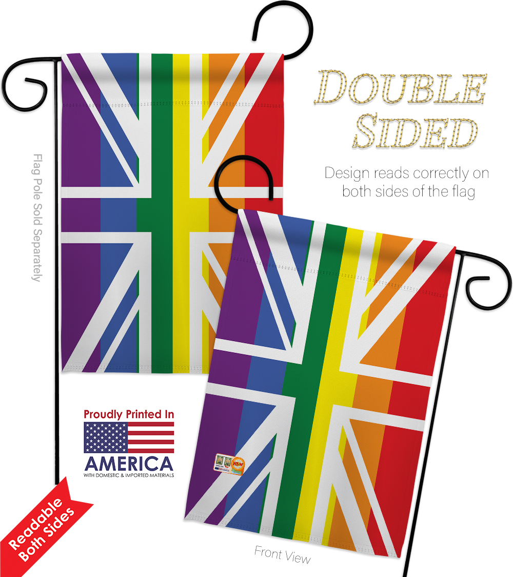 UK Pride Decorative Garden Flag