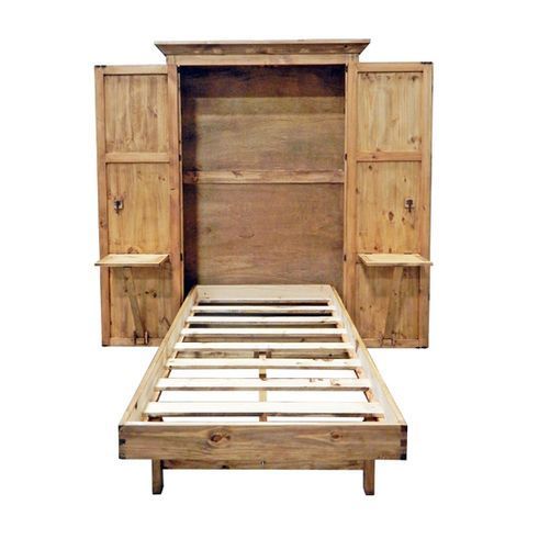Dark Walnut Twin Murphy Hideaway Bed Beds & Bed Frames