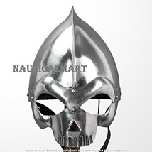 Fantasy Medieval Wearable Knight Skull Crusher Helmet 20G Steel LARP Costume By 