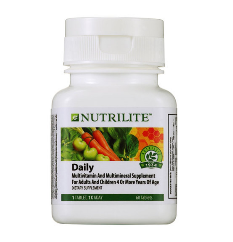 Amway Nutrilite Daily Multivitamin & Multimineral (Nutraceutical) 60 Tablets