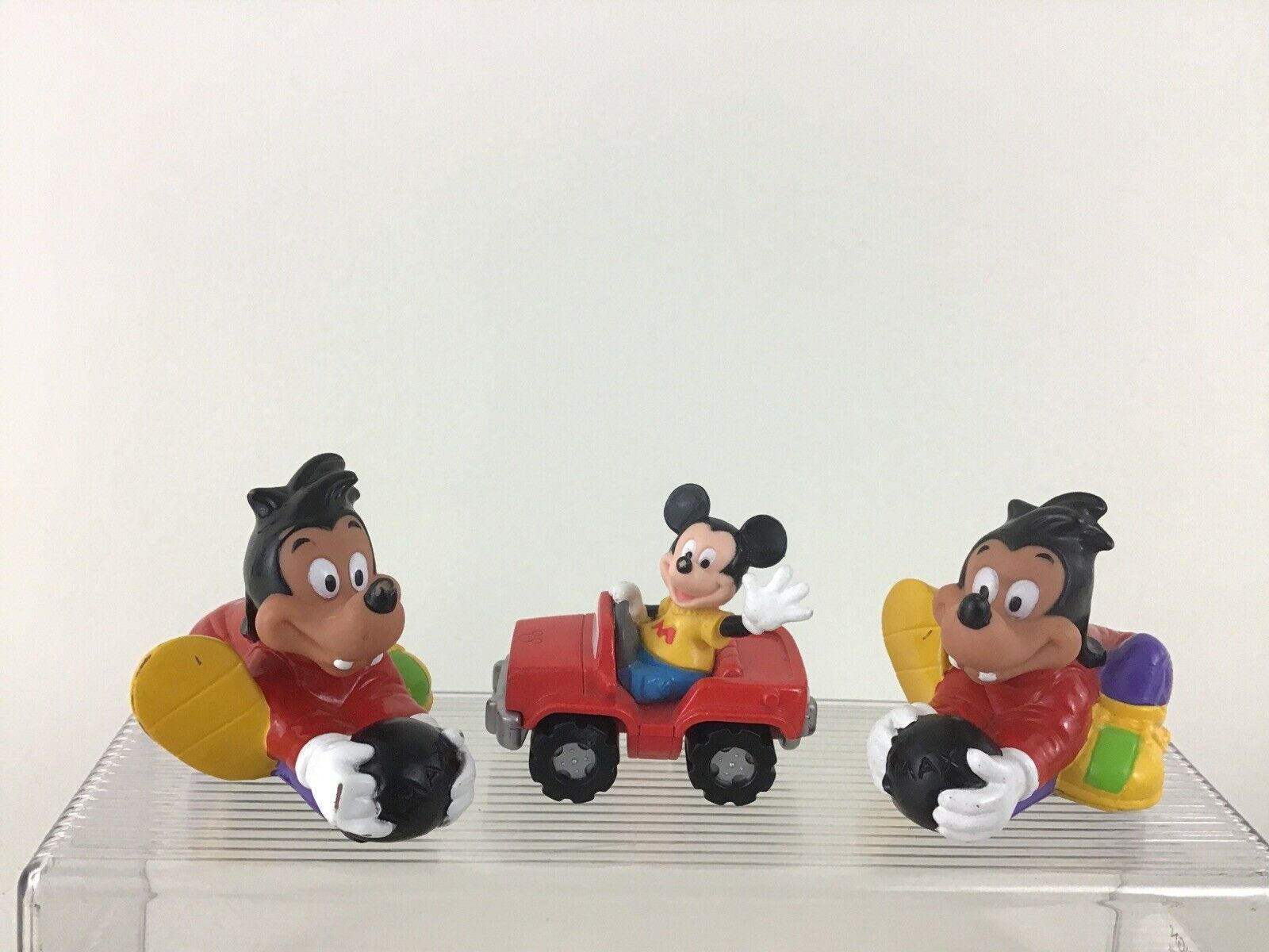 Mickey Mouse Cars Wind Ups Goofy Movie Toys 10pc Lot Disney Burger King ...