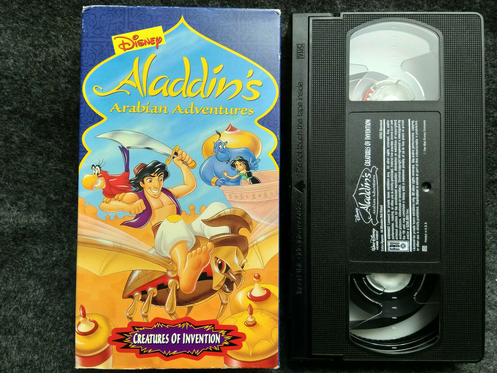 VHS Aladdins Arabian Adventures - Creatures of Invention (VHS, 1995 ...