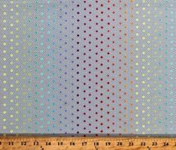 Cotton Tula Pink Hexagons True Colors Hexy Rainbow Fabric Print by Yard ... - $15.95