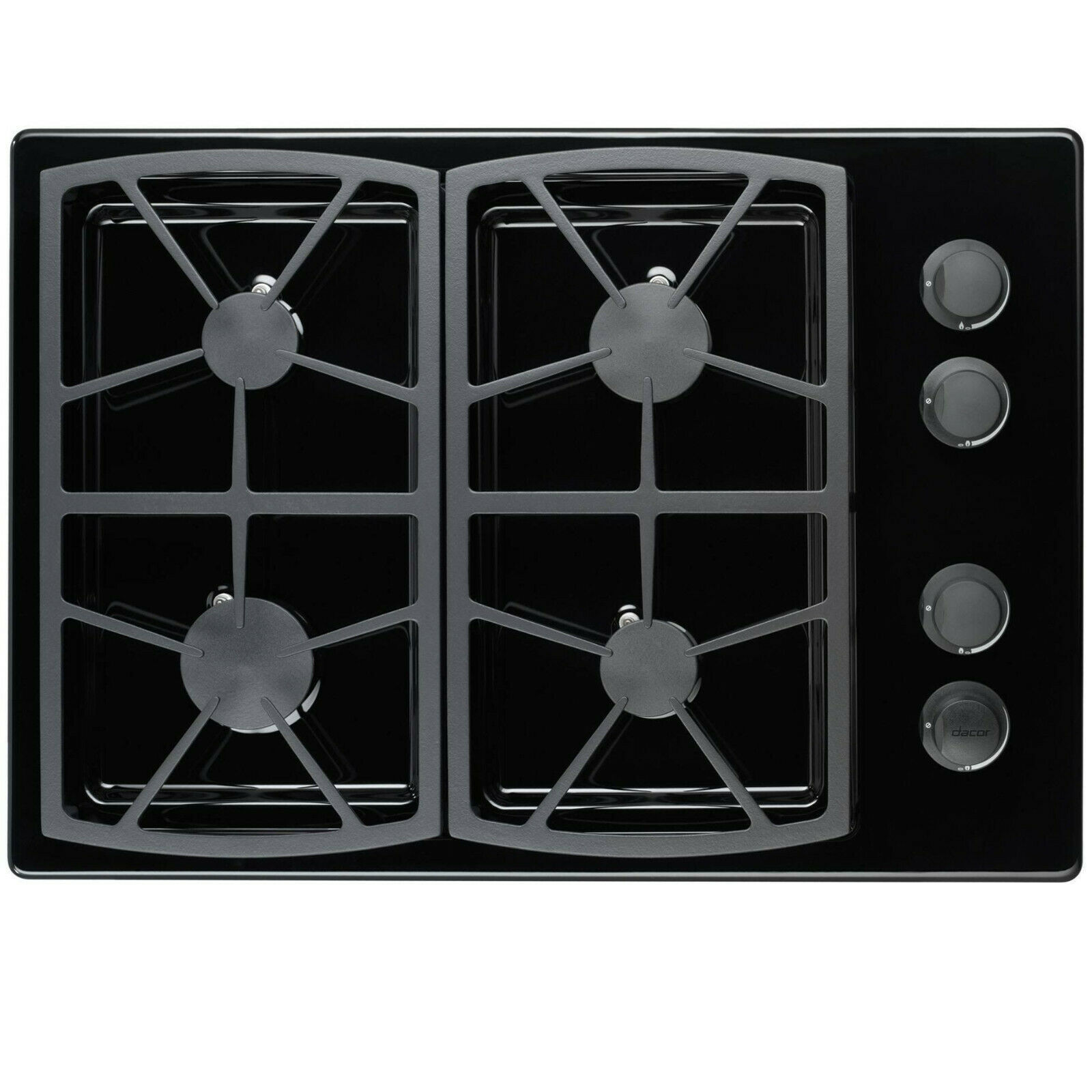 Dacor Classic SGM304B 30 Inch Gas Cooktop with 4 Sealed Burners
