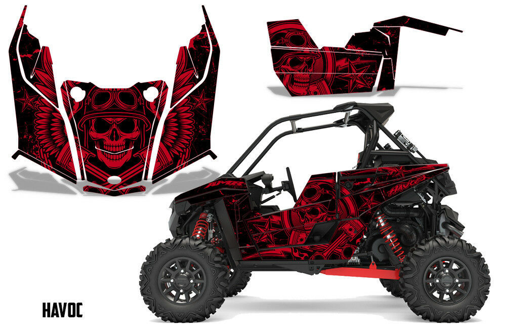 UTV Graphics Kit Side X Side Decal Sticker Wrap For Polaris RZR RS1