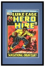 Luke Cage #1 Marvel Framed 12x18 Official Repro Cover Display - $49.49