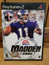Play Station 2, EA Sports: NFL Madden 2002 Video Original Game &amp; Case W/... - $18.21