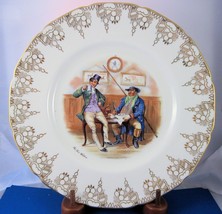 Royal Doulton Dickens Ware &quot;The Two Wellers&quot; China Rack Plate - $30.39