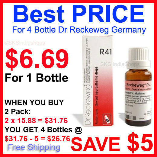 3x Dr Reckeweg Germany R41 Drops 22ml Expiry 2024 With Instructions Manual Homeopathic Remedies 4776