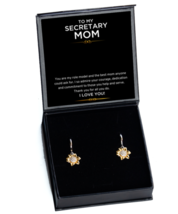 Necklace For Mom, Secretary Mom Necklace Gifts, Birthday Present For Secretary  - $49.95