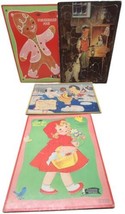Vintage Puzzle Lot of 4 - Whitman, Walzer - Mary's Little Lamb etc.
