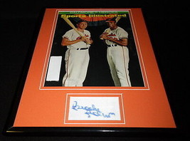 Brooks Robinson Signed Framed 1966 Sports Illustrated Cover Display w/ Frank image 1