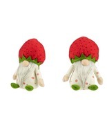9.5&quot; Green and Red Boy Springtime Strawberry Gnome - $81.99