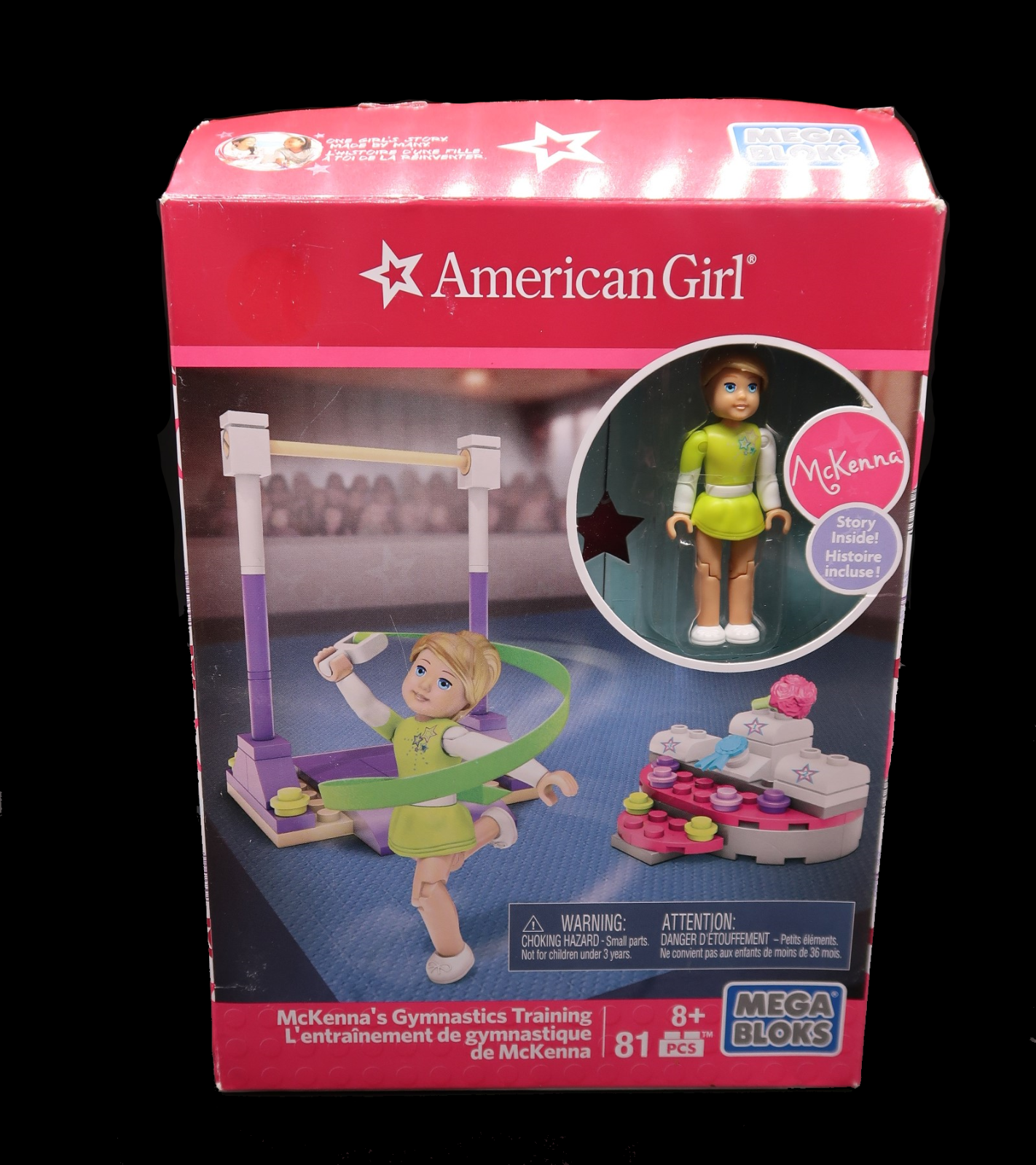 Primary image for American Girl Mega Blocks McKenna's gymnastics training playset in original box