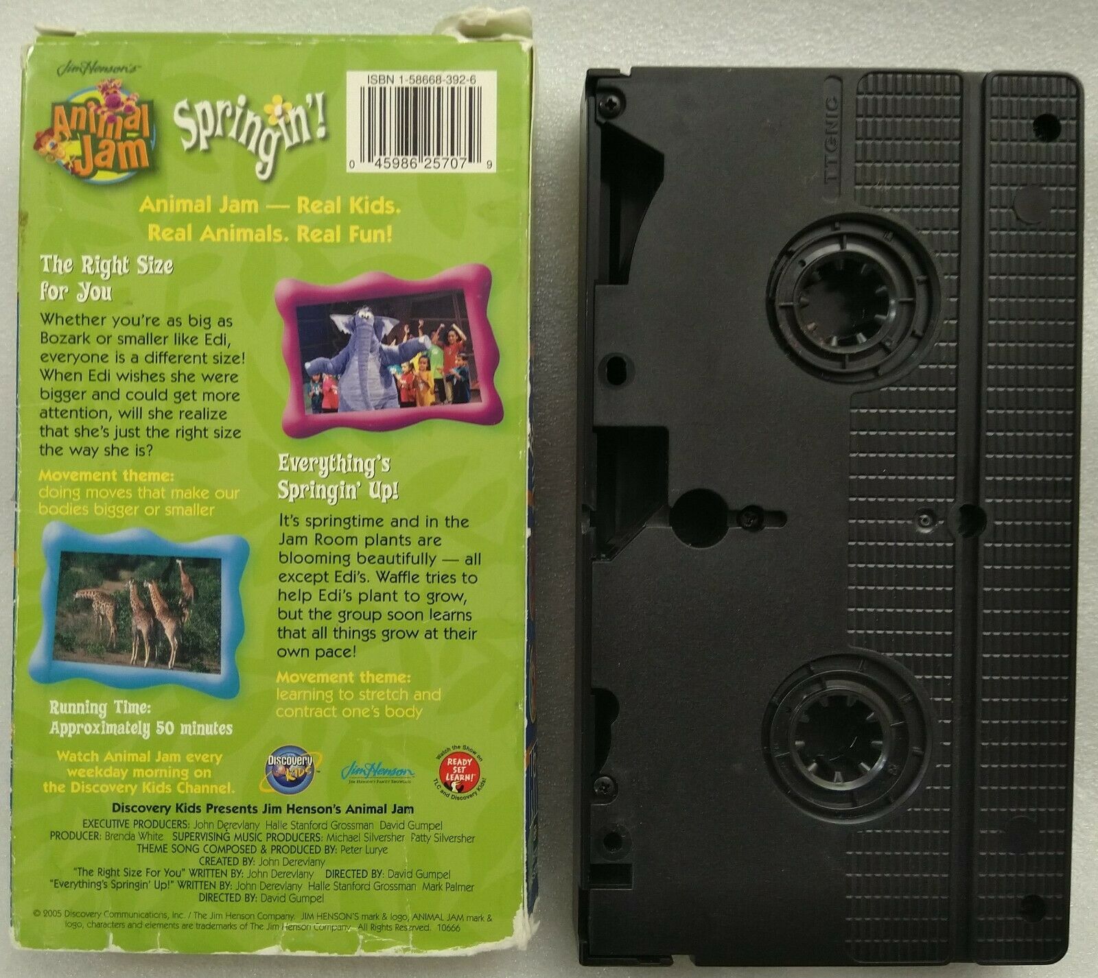 VHS Jim Hensons Animal Jam - Springin (VHS, 2005) - VHS Tapes