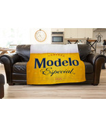 Modelo Especial Beer Logo Fleece Blanket Ultra soft Gift  Cozy Comfort B... - $34.99+