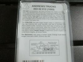 Micro-Trains Stock # 00302012 (1053) Andrews Trucks Medium Extension N-Scale image 3