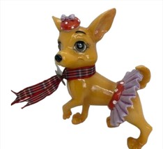 Chihuahua Dog Figurine Little Paws 5" High Sculpted Special Edition Ruby LPA001 image 1