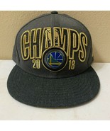 Golden State Warriors 2018 NBA Champions 9Fifty Snapback Cap New Era Tro... - $13.99
