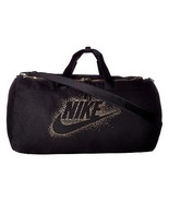 Nike Metallic Duffel Bag, BA5752 010 Black/Black/Metallic Gold 1892 CU IN - $79.95