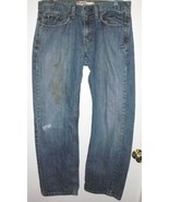 LEVI&#39;S 559 Jeans Sz 31 Relaxed Straight Destroyed Work Cotton Blue Denim... - $26.72