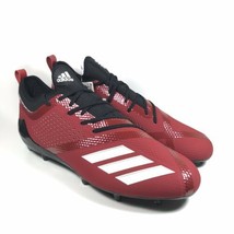 Adidas Adizero 5-Star 7.0 Red White Black Football Lacrosse Cleats CQ0322 Sz 14 - $54.88
