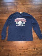 Penn State Nittany Lions NCAA 2009 Rose Bowl Long Sleeve Blue T Shirt XL - $19.79