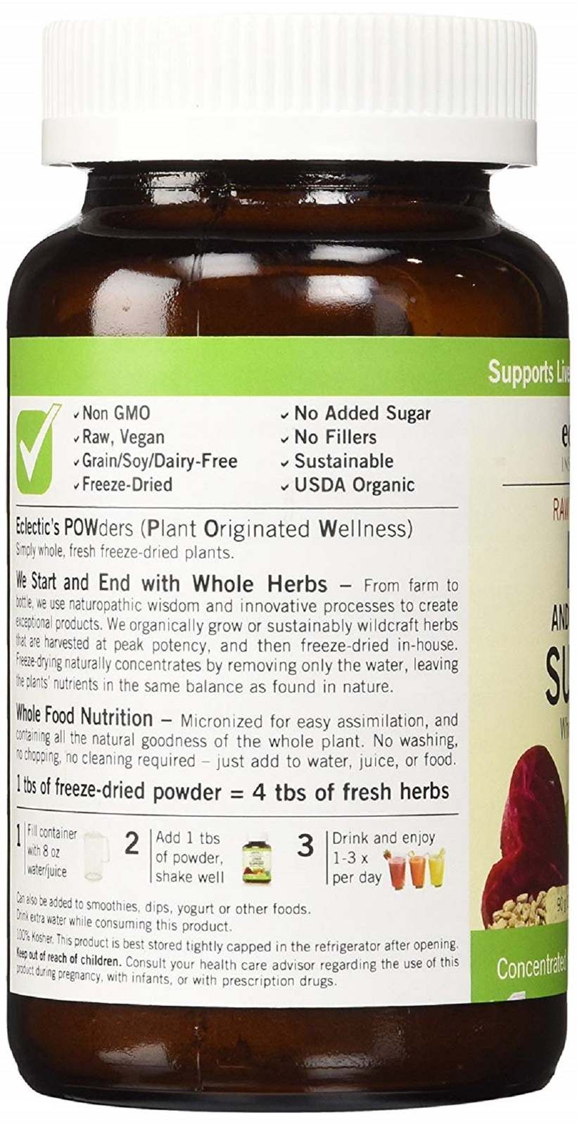 Eclectic Liver and Gall Bladder Supplement Fdp, Green, 90 Gram Other