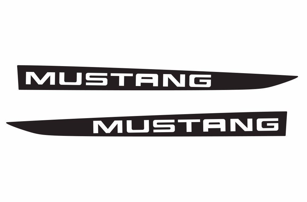 Custom Vinyl Graphic Decal Wrap for 1014 Ford MUSTANG GT Hood Scoop