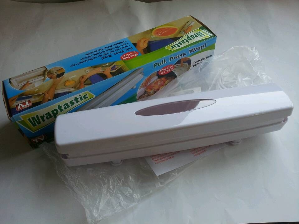 Wraptastic Dispenser Plastic wrap Cutter Cutting Foil kitchen