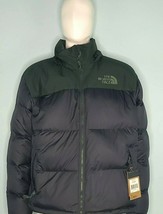 The North Face Mens Medium Nuptse Eco Retro 600-Down Insulated Jacket Blue Green - $199.00