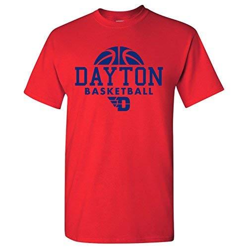 Dayton Flyers Basketball Hype Mens T-Shirt - 2X-Large - Red - Fashion