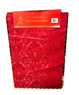 Fancy Damask Doilies / Placemats Available in Red and Green - 2 pcs 12&quot; ... - $7.91