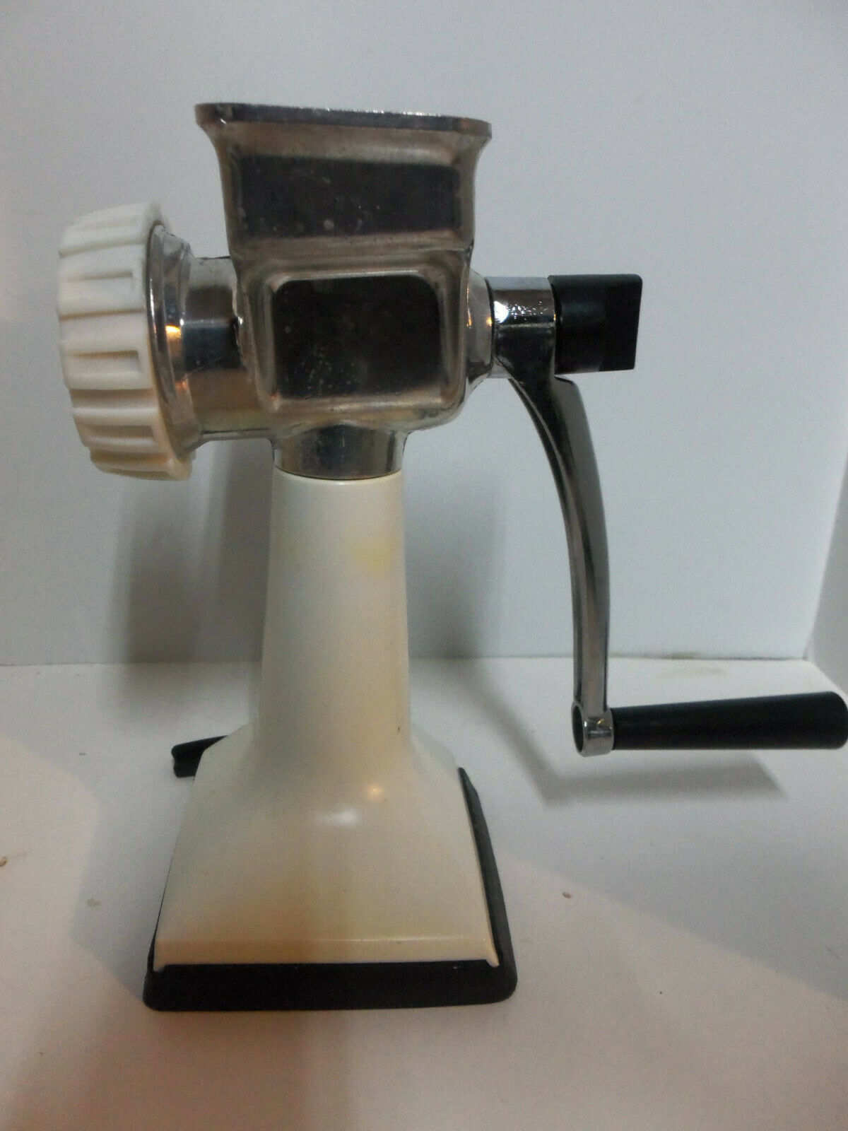 Vintage Rival GrindoMat Model 303 Meat Grinder Food Chopper VacO