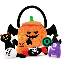 Halloween Basket Pumpkin Toy Set My First Halloween Toys Set Decoratio - $31.98