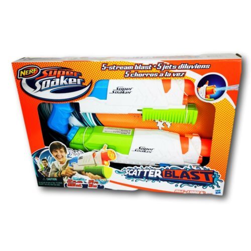 Nerf Super Soaker Blast Water Gun 2 Pak Scatter Blaster New Sealed - $34.95